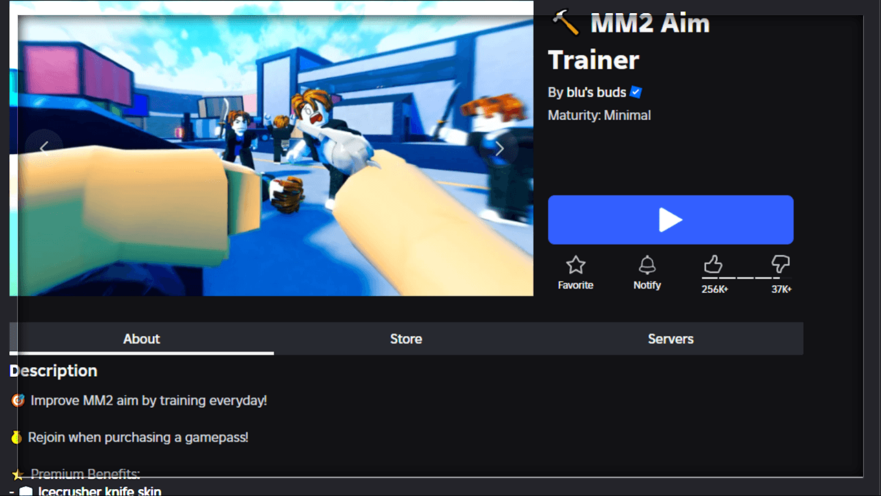 MM2 aim trainer