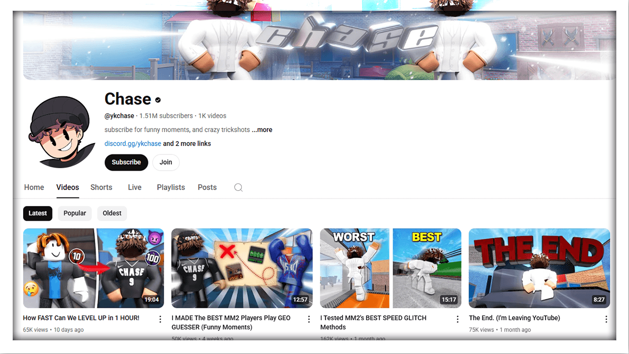 MM2 Chase Youtube